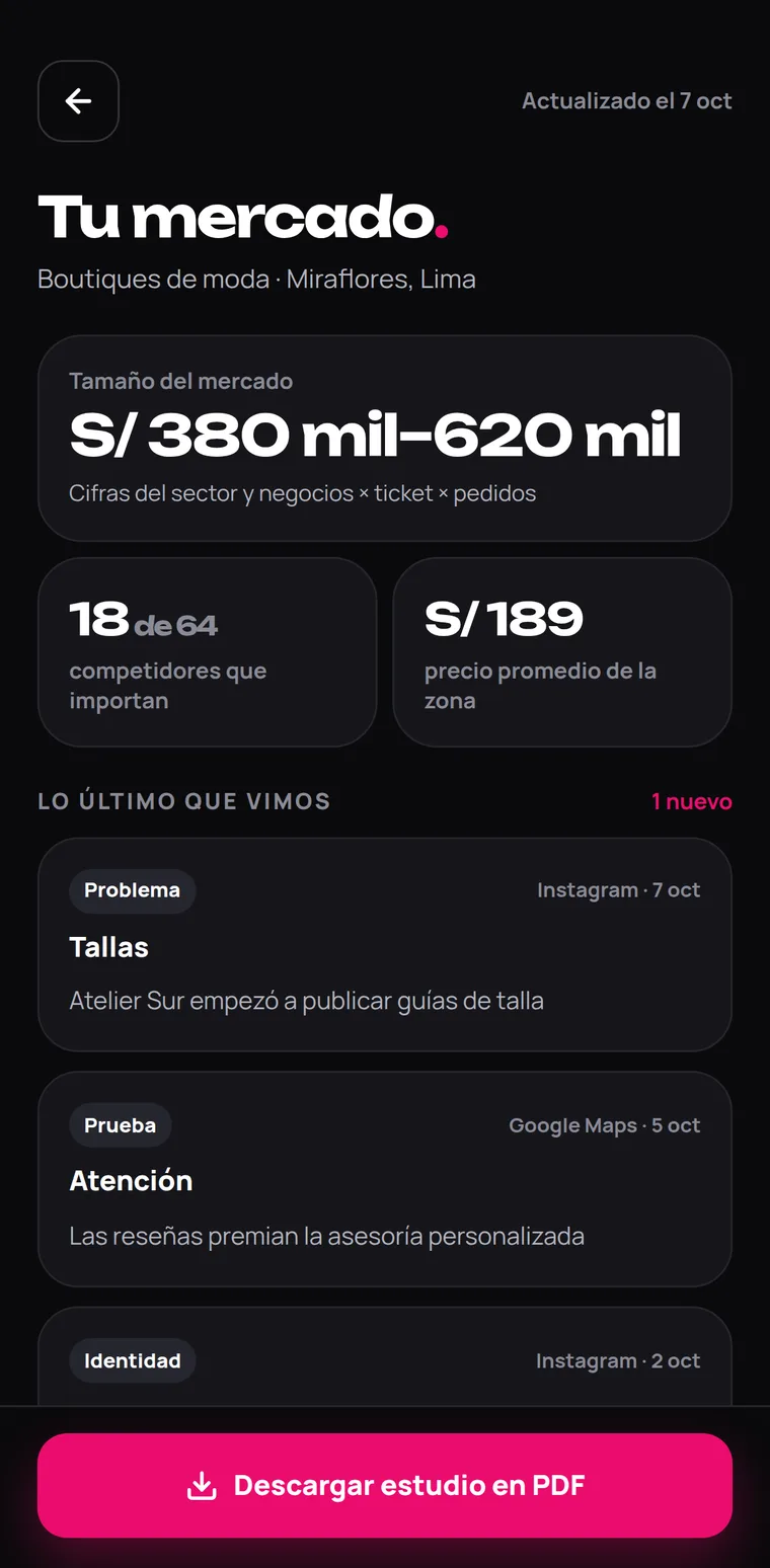 El estudio de mercado en el celular